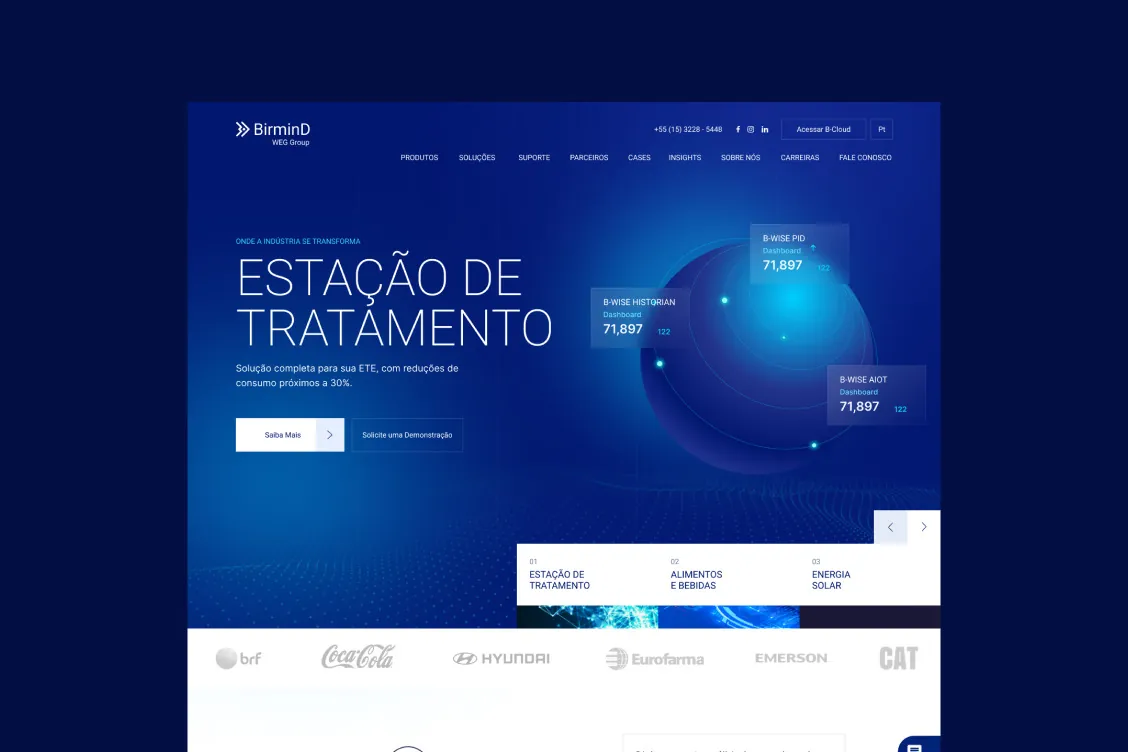 Projeto da Flui para Birmind